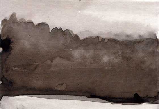 Wald Acryl-Malerei