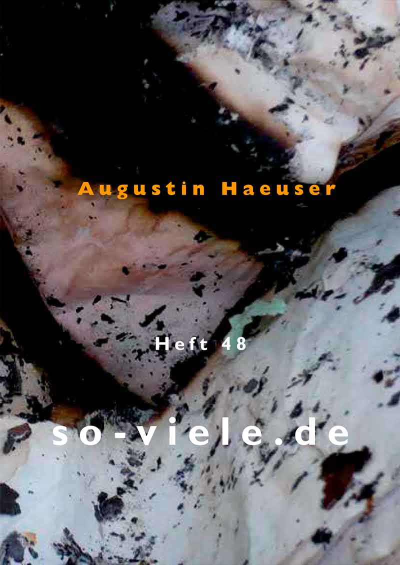 so-VIELE Heft 48 Augustin Häuser